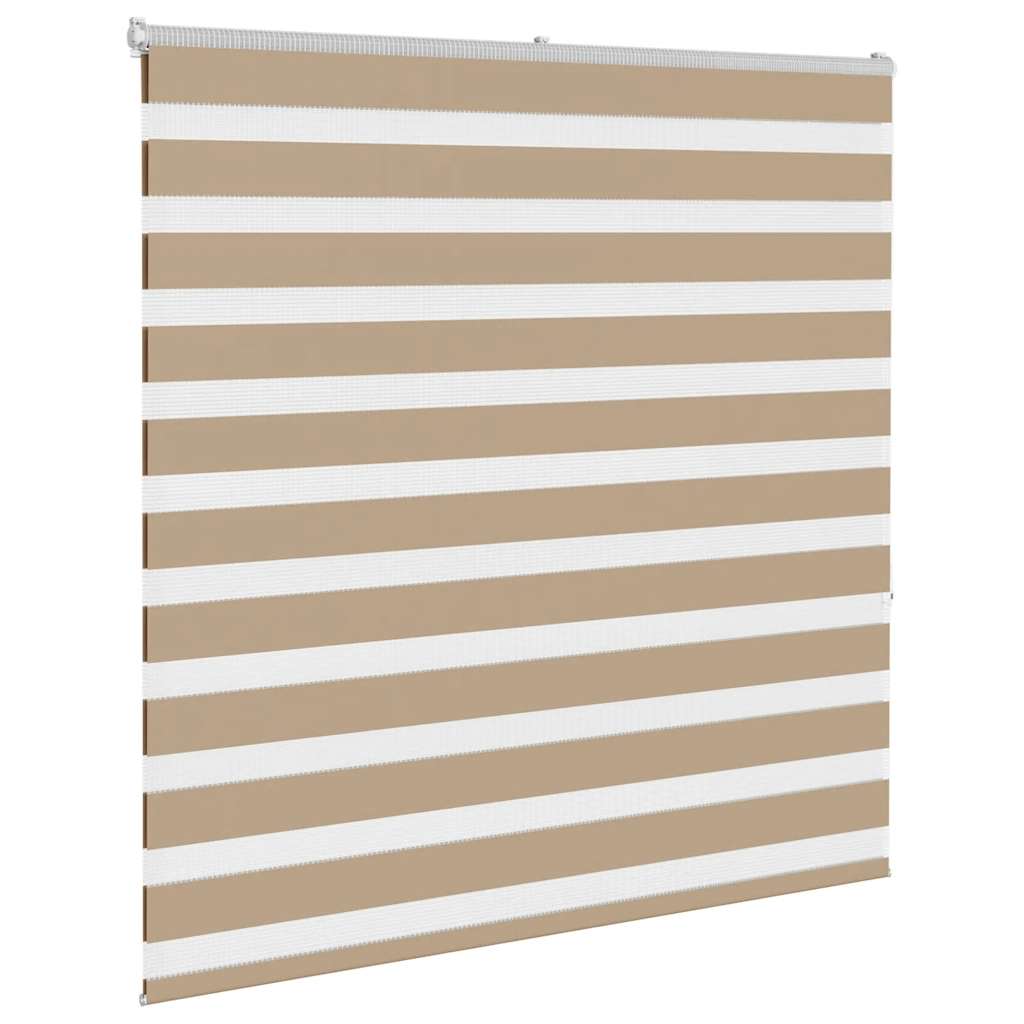zebragardin sandbrun 145x150 cm stofbredde 140,9 cm polyester