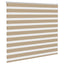 zebragardin sandbrun 155x150 cm stofbredde 150,9 cm polyester