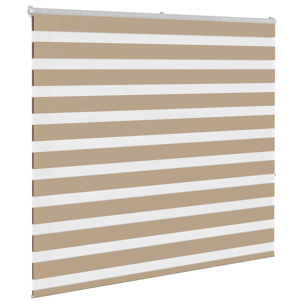 zebragardin sandbrun 160x150 cm stofbredde 155,9 cm polyester