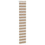 zebragardin sandbrun 40x200 cm stofbredde 35,9 cm polyester