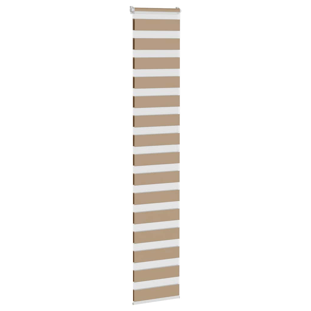 zebragardin sandbrun 40x200 cm stofbredde 35,9 cm polyester