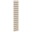 zebragardin sandbrun 45x200 cm stofbredde 40,9 cm polyester