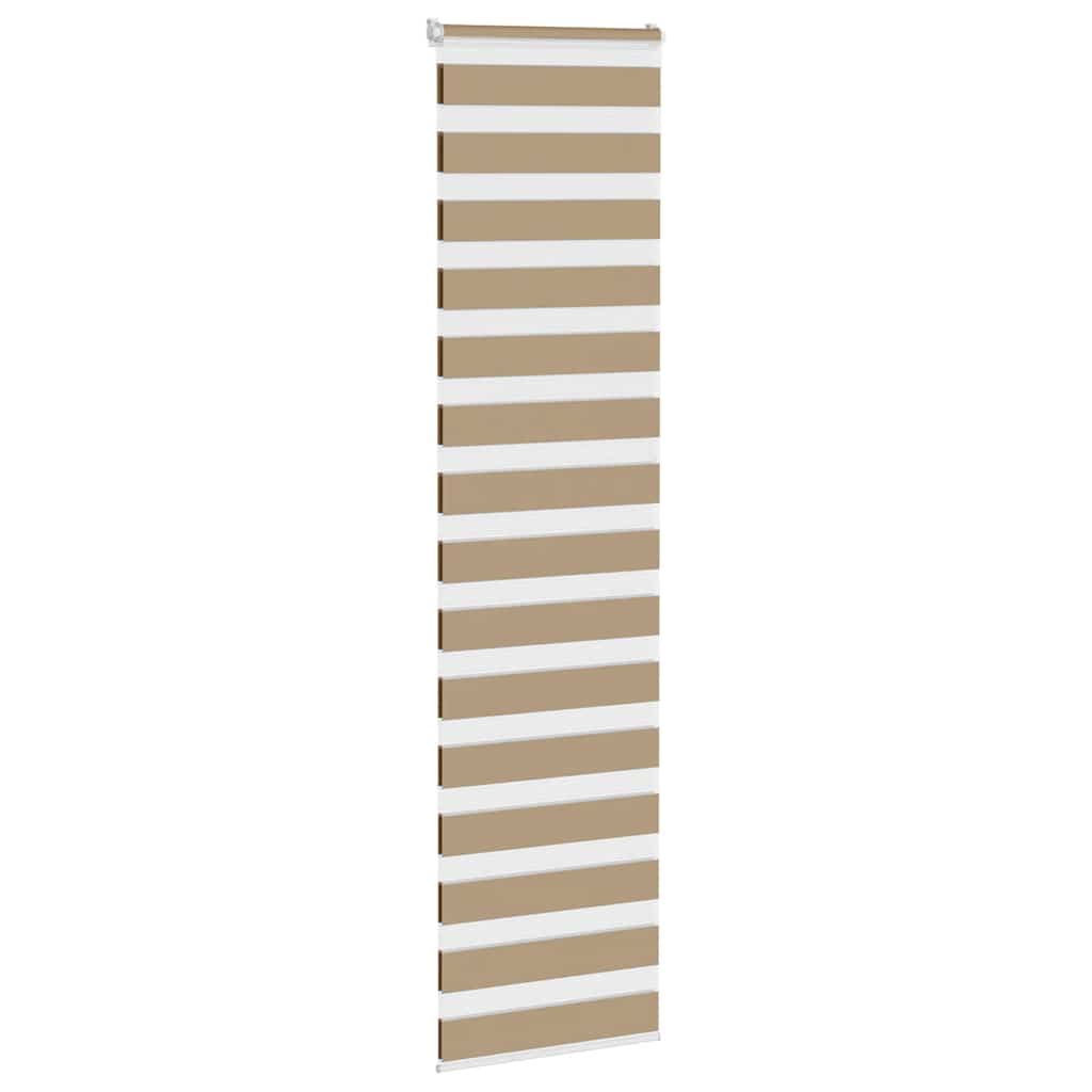 zebragardin sandbrun 55x200 cm stofbredde 50,9 cm polyester
