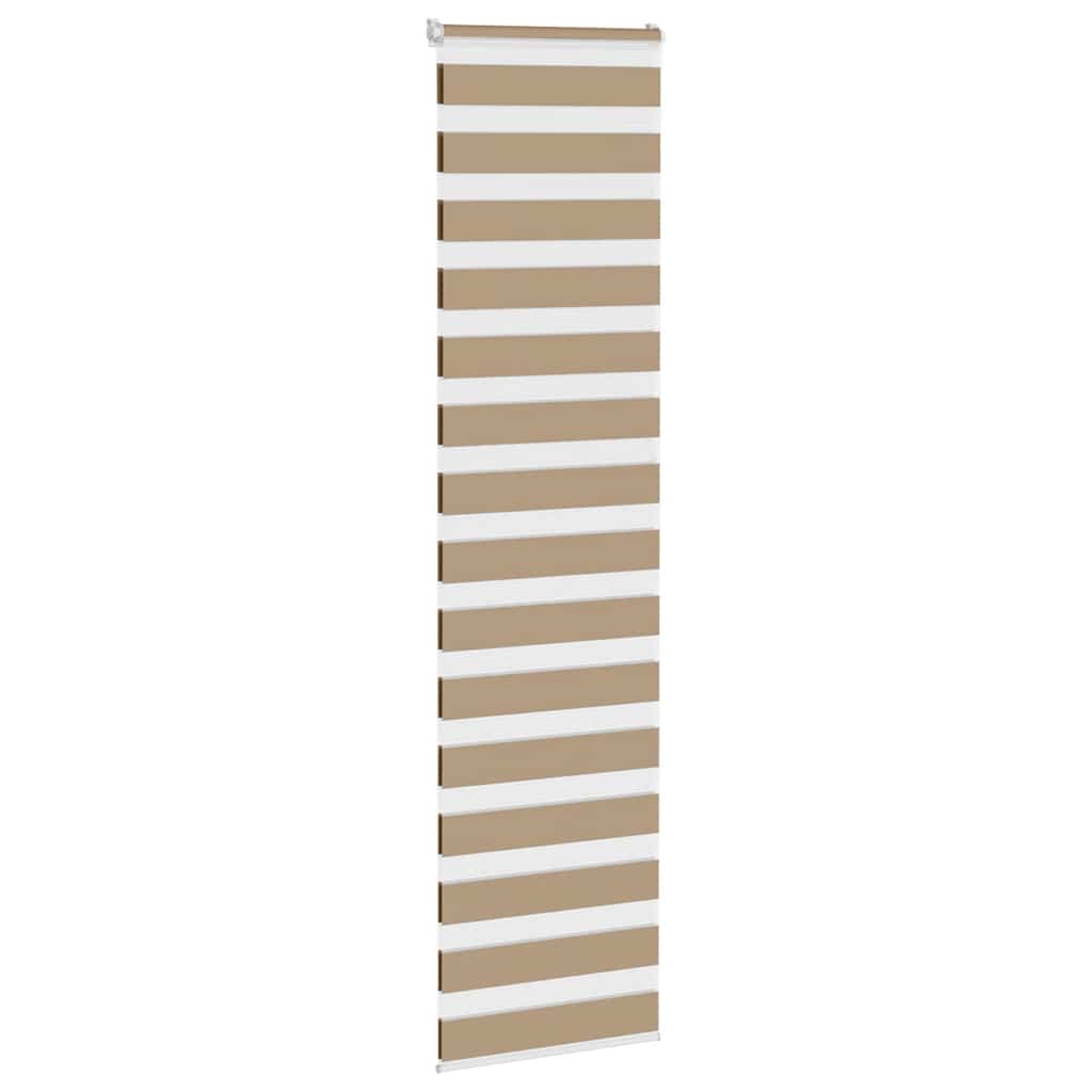 zebragardin sandbrun 60x200 cm stofbredde 55,9 cm polyester