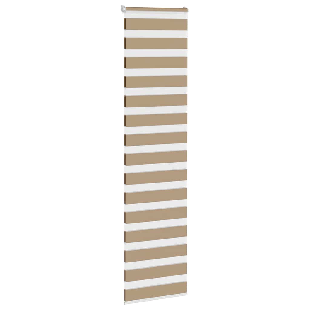 zebragardin sandbrun 65x200 cm stofbredde 60,9 cm polyester