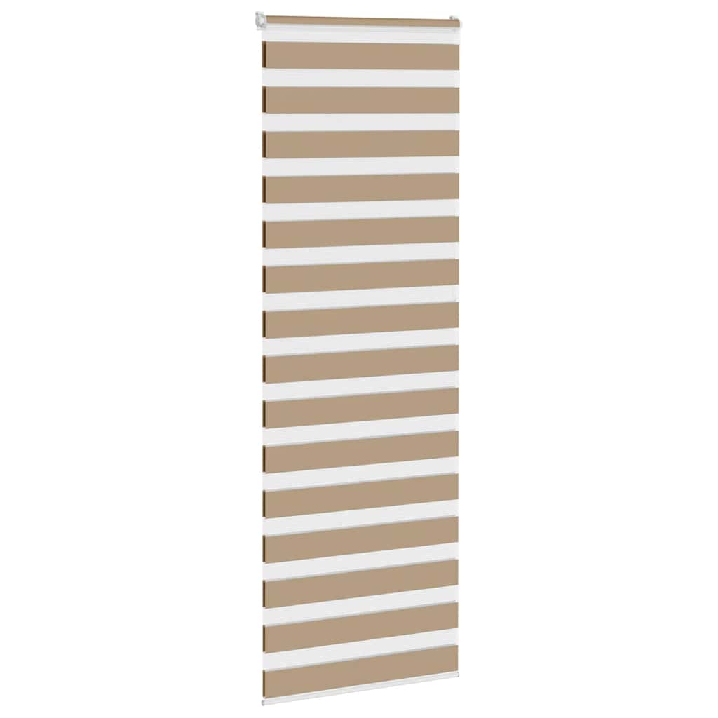zebragardin sandbrun 70x200 cm stofbredde 65,9 cm polyester