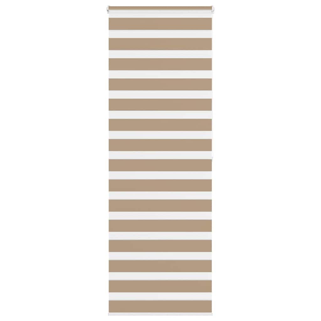 zebragardin sandbrun 75x200 cm stofbredde 70,9 cm polyester