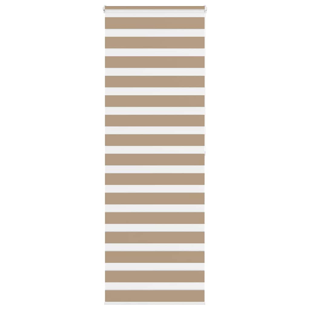 zebragardin sandbrun 80x200 cm stofbredde 75,9 cm polyester