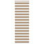 zebragardin sandbrun 85x200 cm stofbredde 80,9 cm polyester
