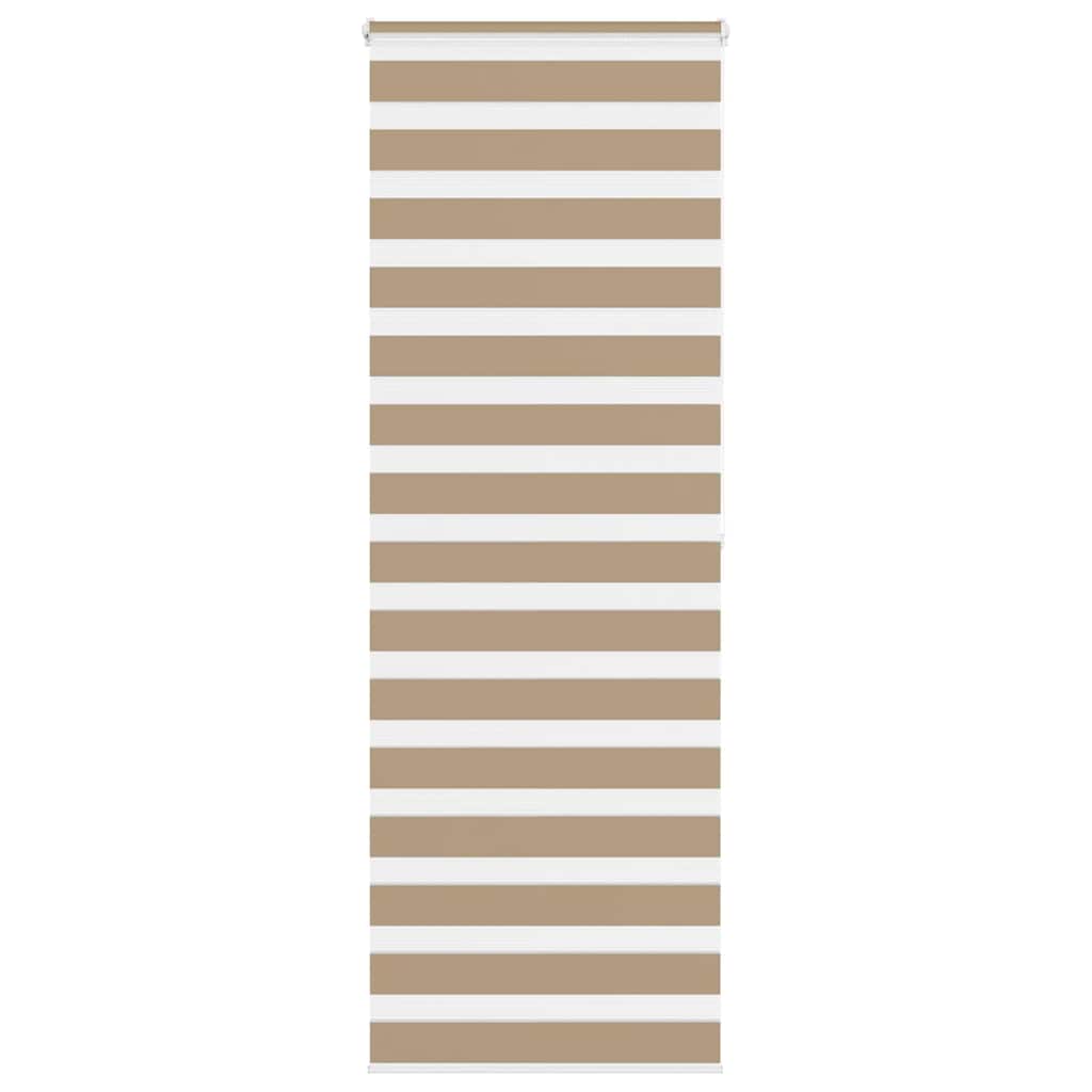 zebragardin sandbrun 85x200 cm stofbredde 80,9 cm polyester