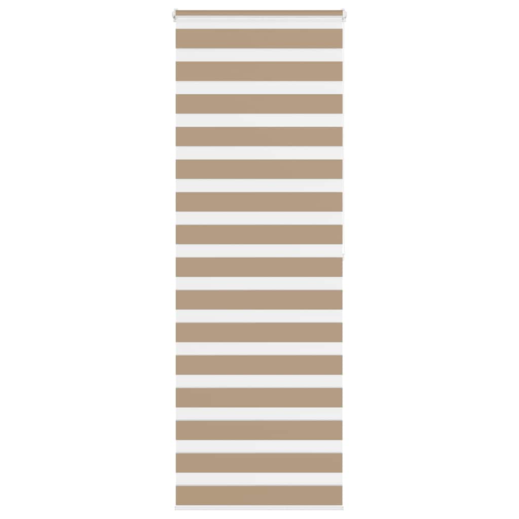 zebragardin sandbrun 90x200 cm stofbredde 85,9 cm polyester
