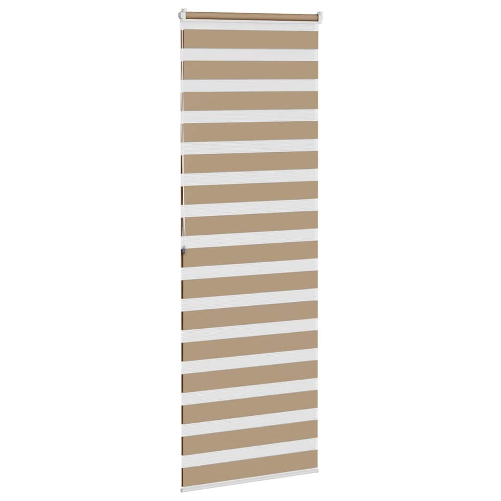 zebragardin sandbrun 90x200 cm stofbredde 85,9 cm polyester