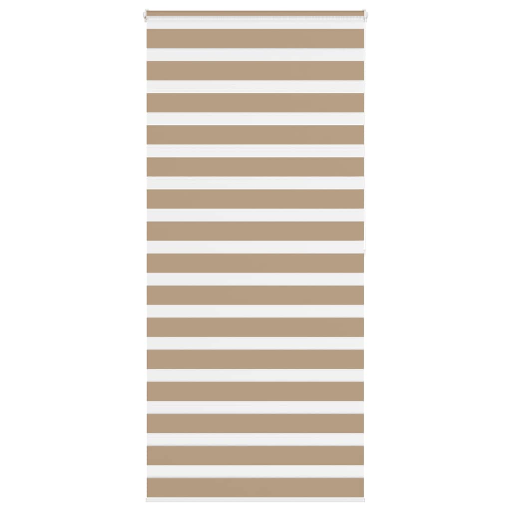 zebragardin sandbrun 95x200 cm stofbredde 90,9 cm polyester