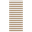 zebragardin sandbrun 100x200 cm stofbredde 95,9 cm polyester