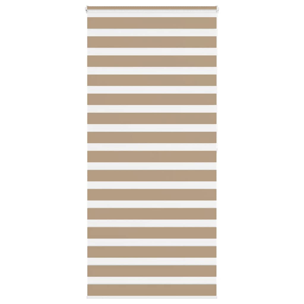 zebragardin sandbrun 100x200 cm stofbredde 95,9 cm polyester