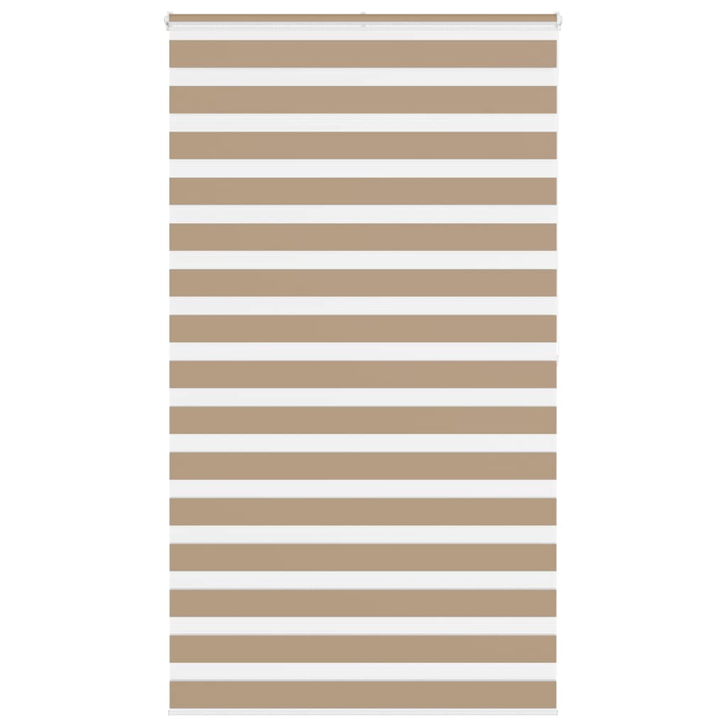 zebragardin sandbrun 120x200 cm stofbredde 115,9 cm polyester