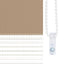 zebragardin sandbrun 120x200 cm stofbredde 115,9 cm polyester