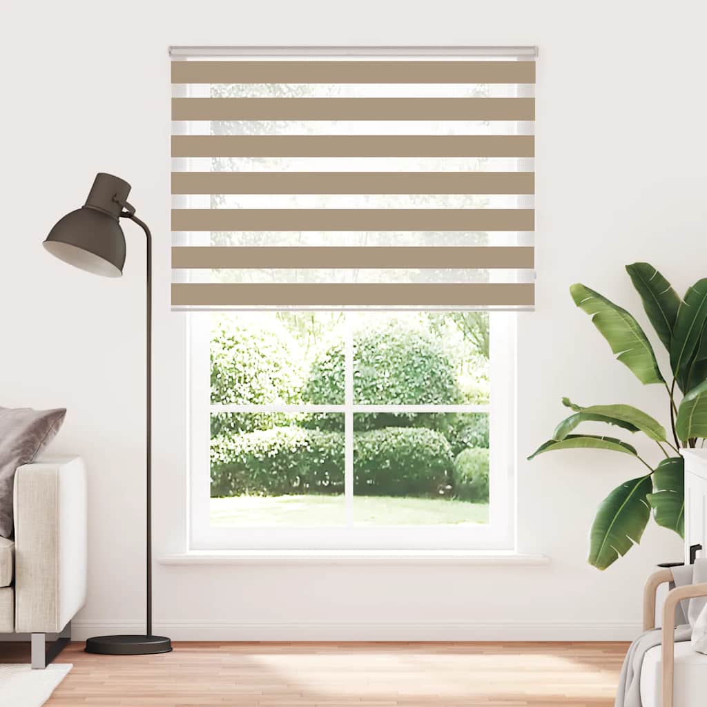 zebragardin sandbrun 155x200 cm stofbredde 150,9 cm polyester