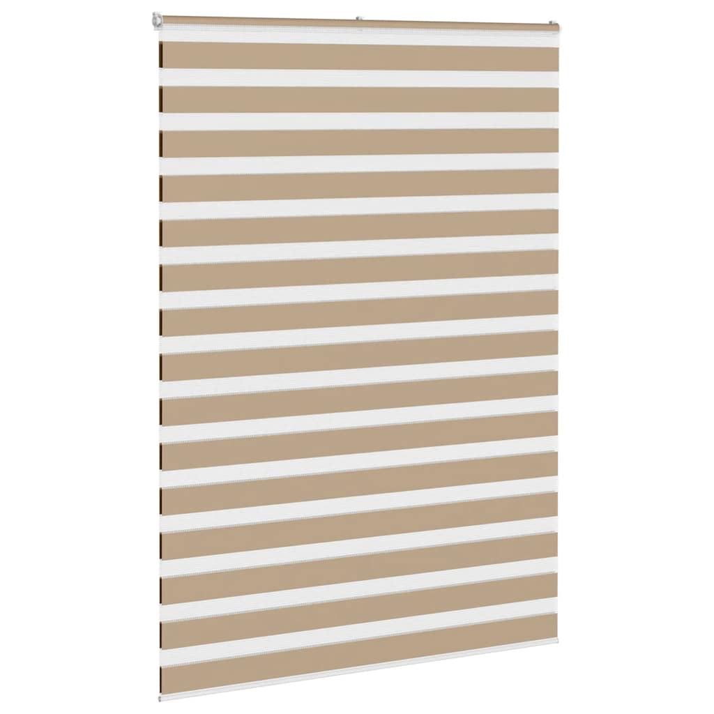 zebragardin sandbrun 160x200 cm stofbredde 155,9 cm polyester