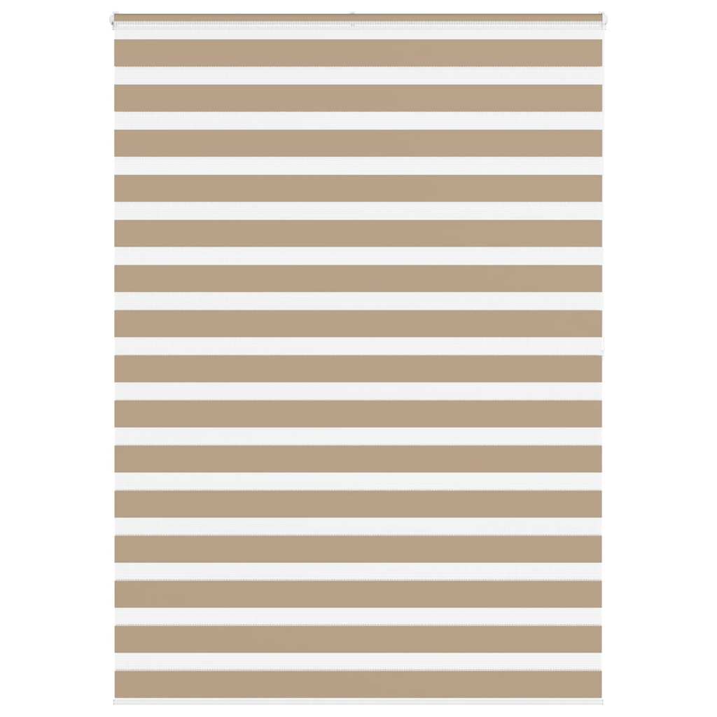 zebragardin sandbrun 165x200 cm stofbredde 160,9 cm polyester