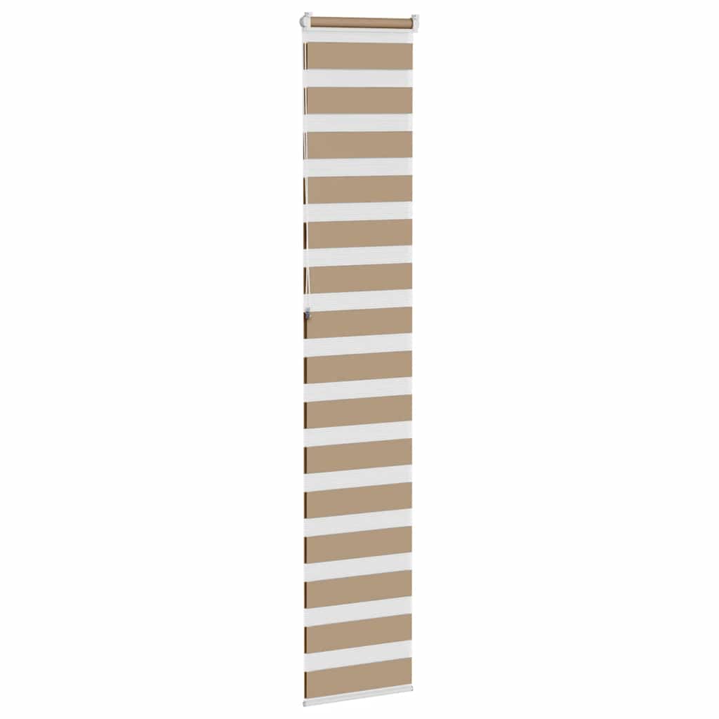 zebragardin sandbrun 40x230 cm stofbredde 35,9 cm polyester