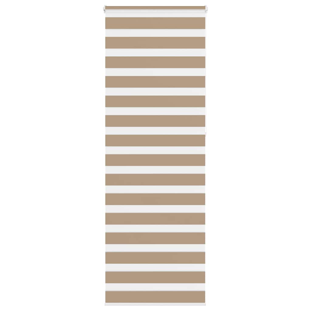 zebragardin sandbrun 70x230 cm stofbredde 65,9 cm polyester