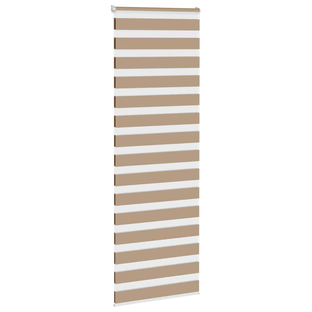 zebragardin sandbrun 70x230 cm stofbredde 65,9 cm polyester