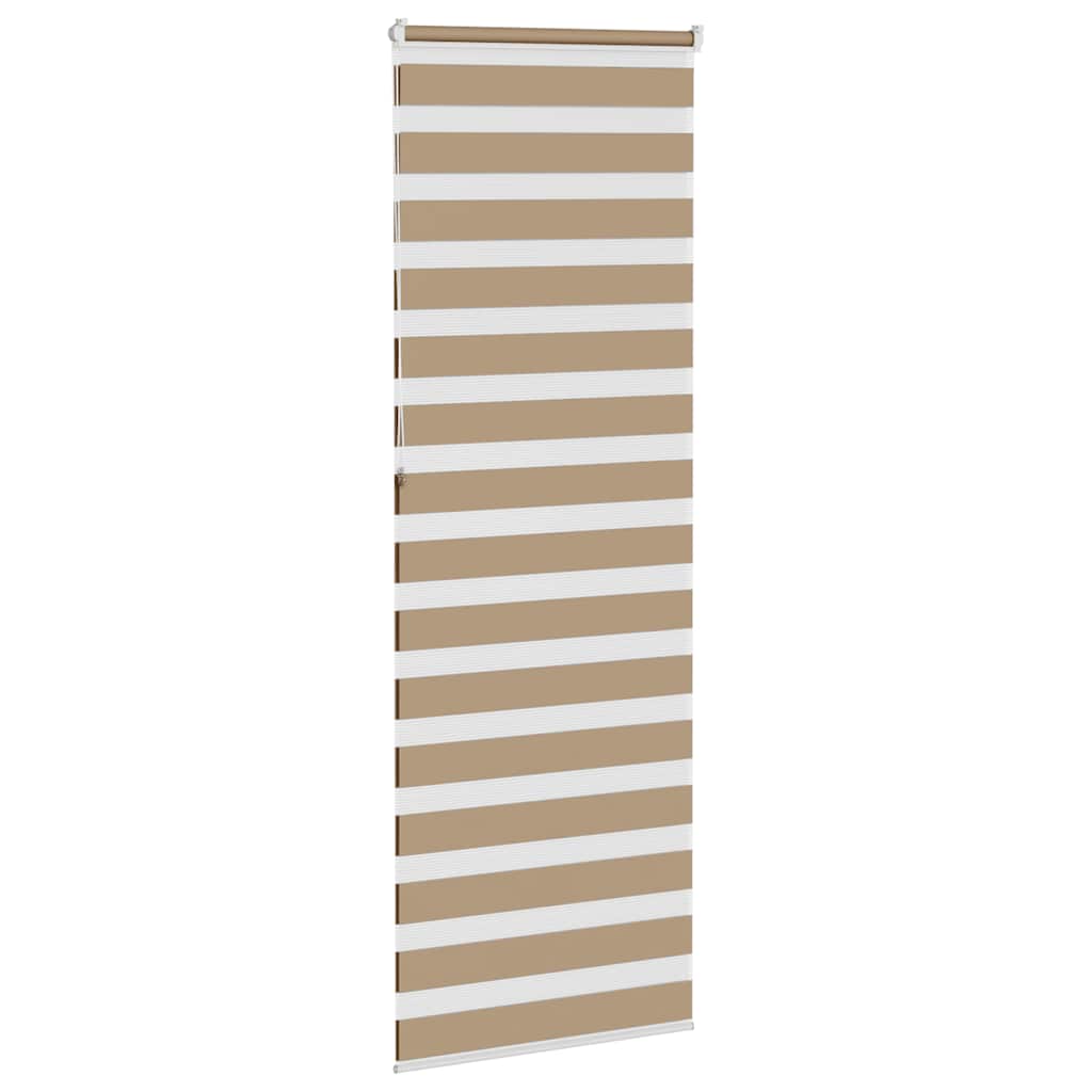 zebragardin sandbrun 70x230 cm stofbredde 65,9 cm polyester