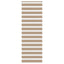 zebragardin sandbrun 75x230 cm stofbredde 70,9 cm polyester