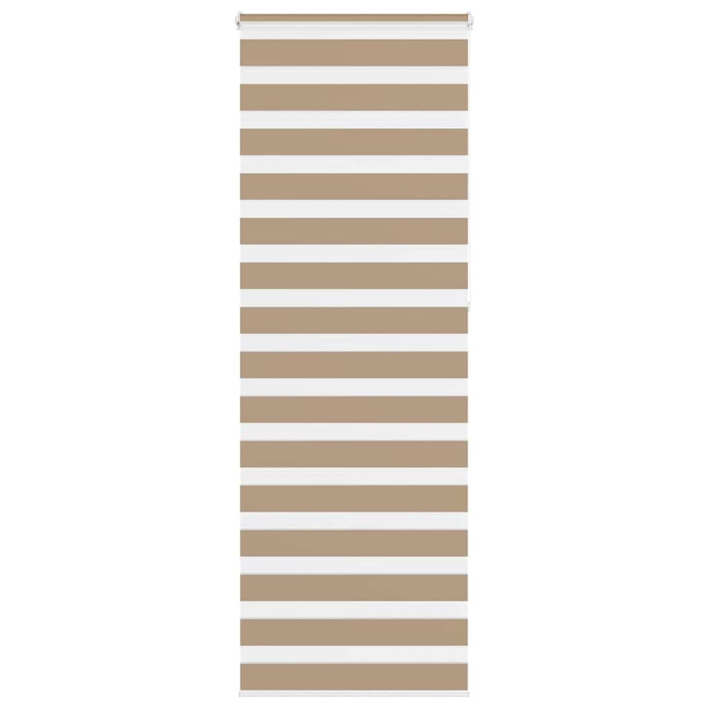 zebragardin sandbrun 75x230 cm stofbredde 70,9 cm polyester