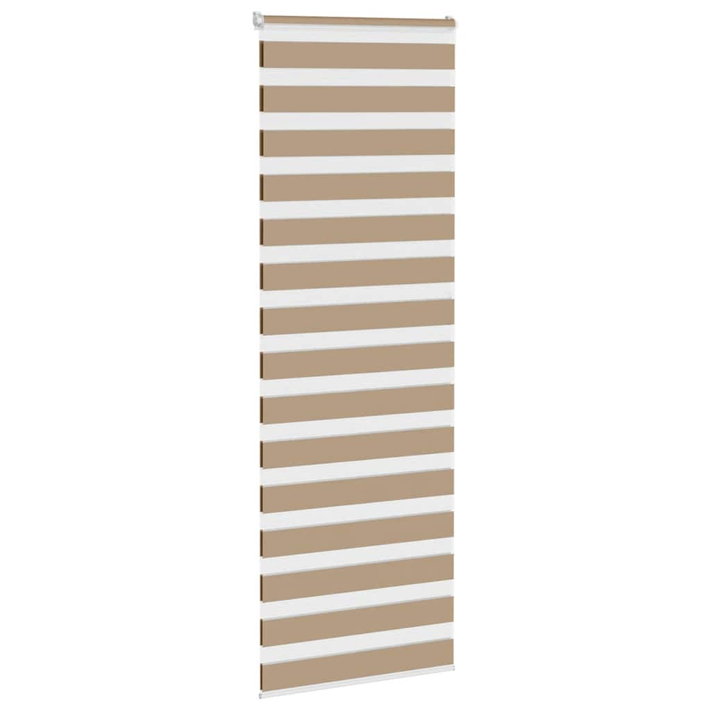 zebragardin sandbrun 80x230 cm stofbredde 75,9 cm polyester