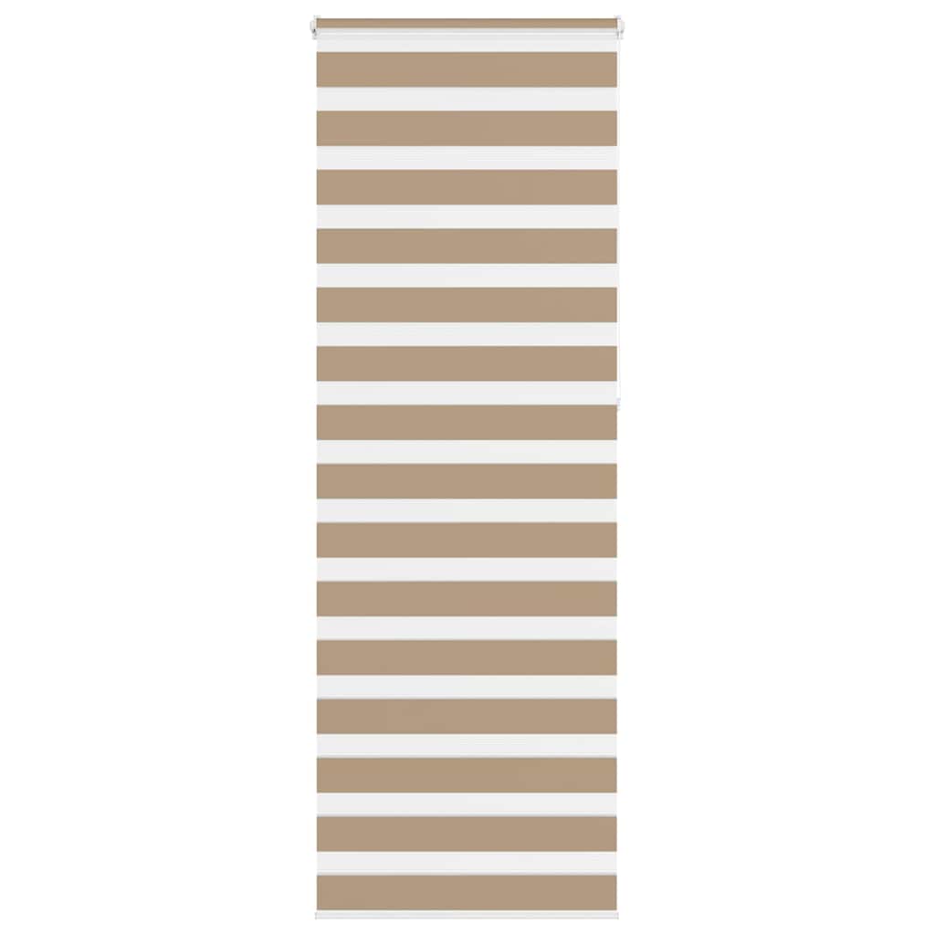 zebragardin sandbrun 85x230 cm stofbredde 80,9 cm polyester