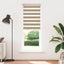 zebragardin sandbrun 85x230 cm stofbredde 80,9 cm polyester