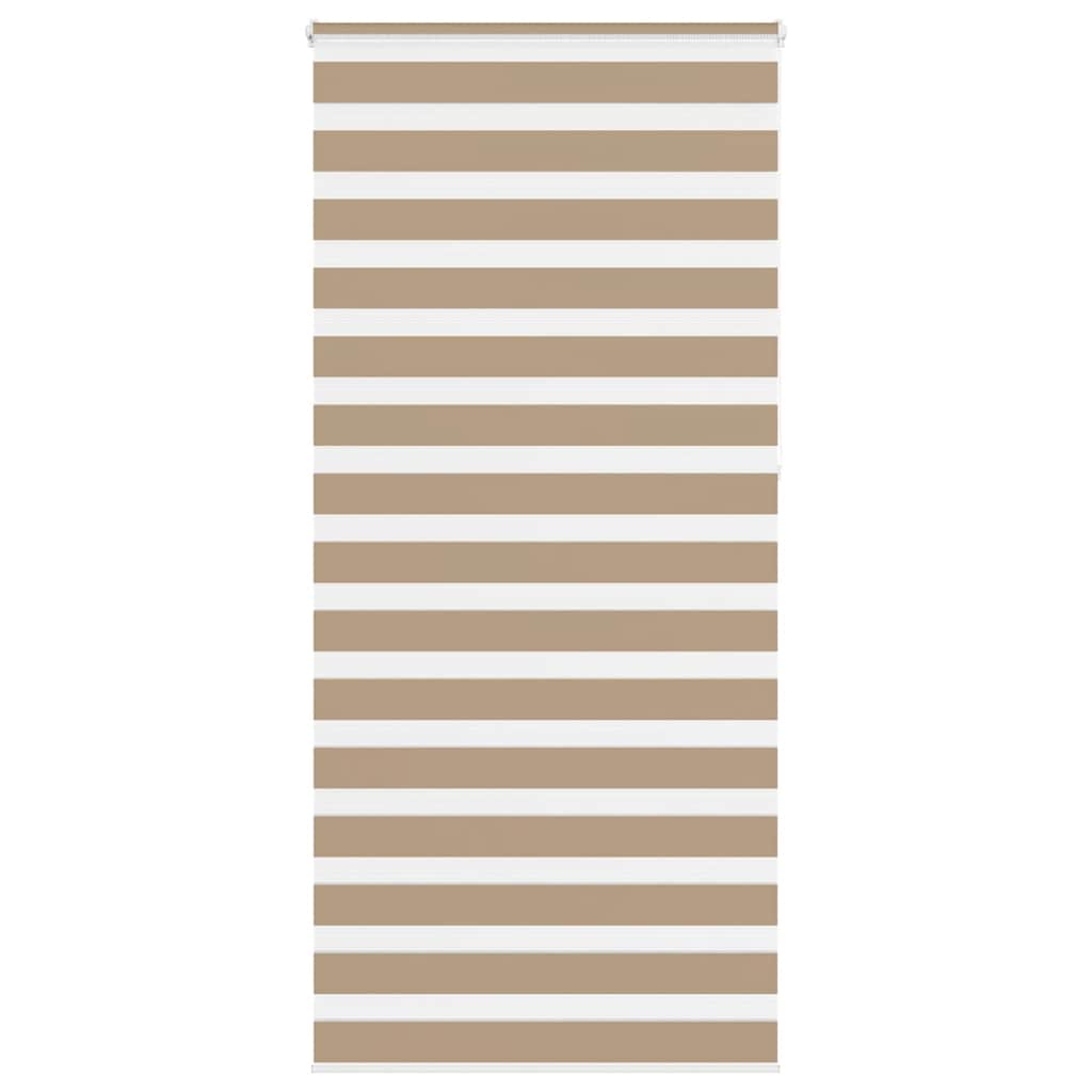 zebragardin sandbrun 110x230 cm stofbredde 105,9 cm polyester