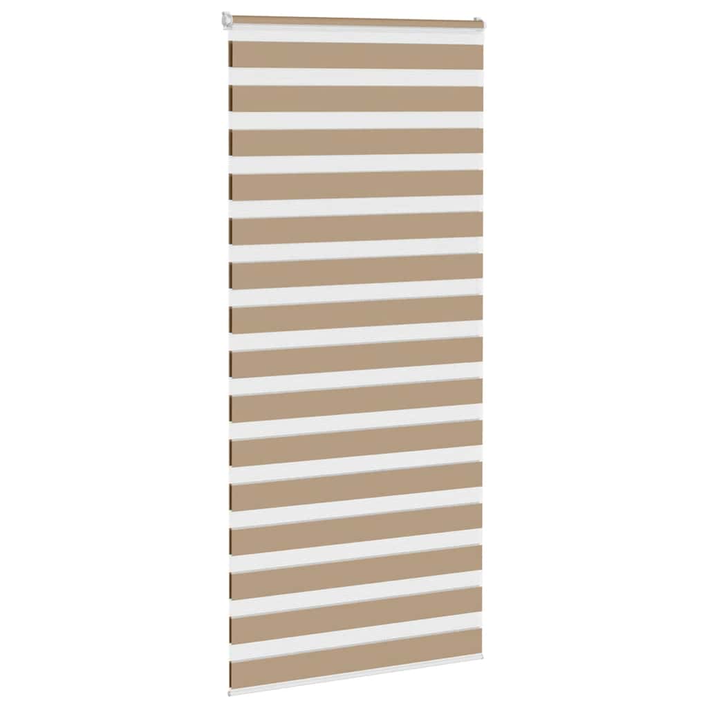 zebragardin sandbrun 110x230 cm stofbredde 105,9 cm polyester