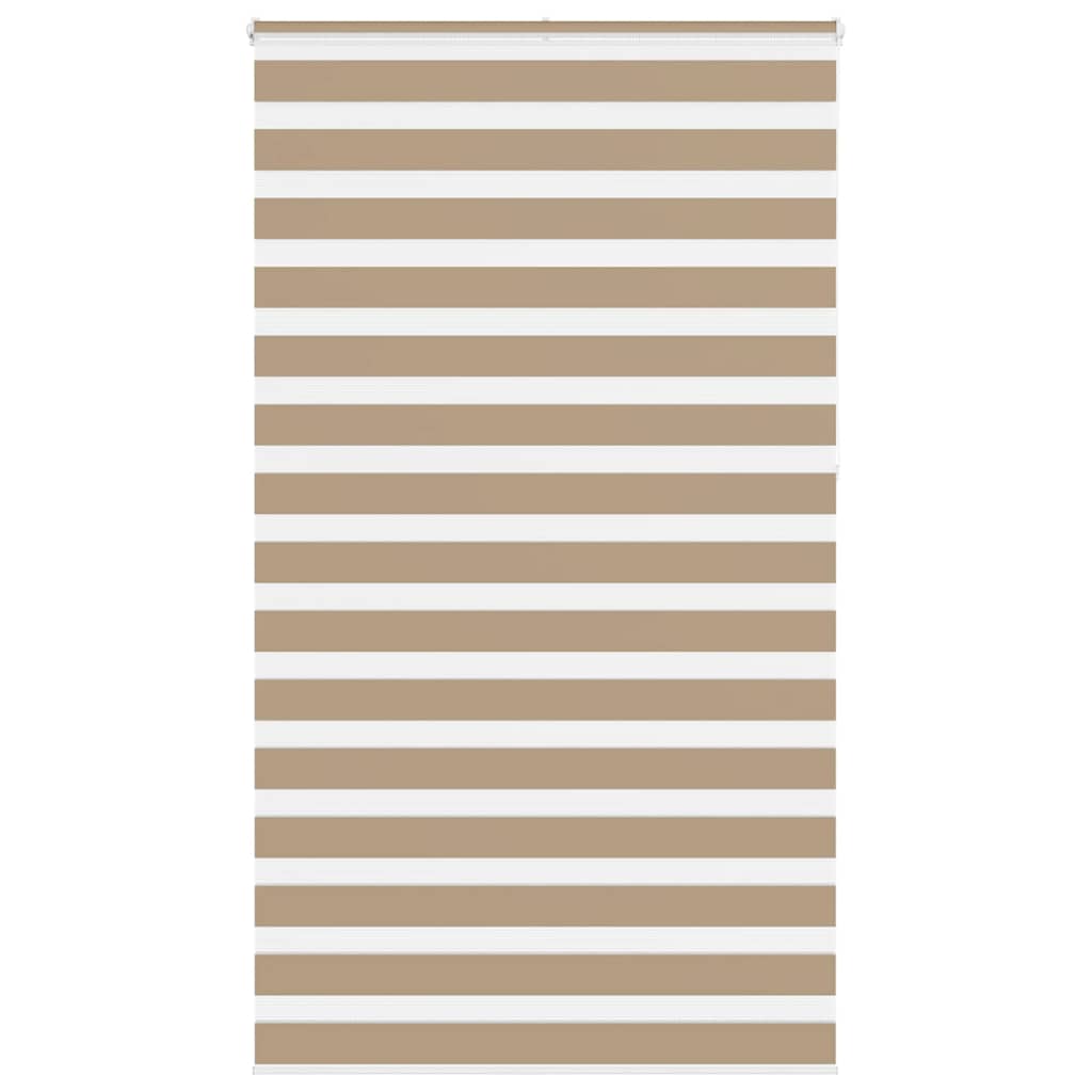 zebragardin sandbrun 125x230 cm stofbredde 120,9 cm polyester