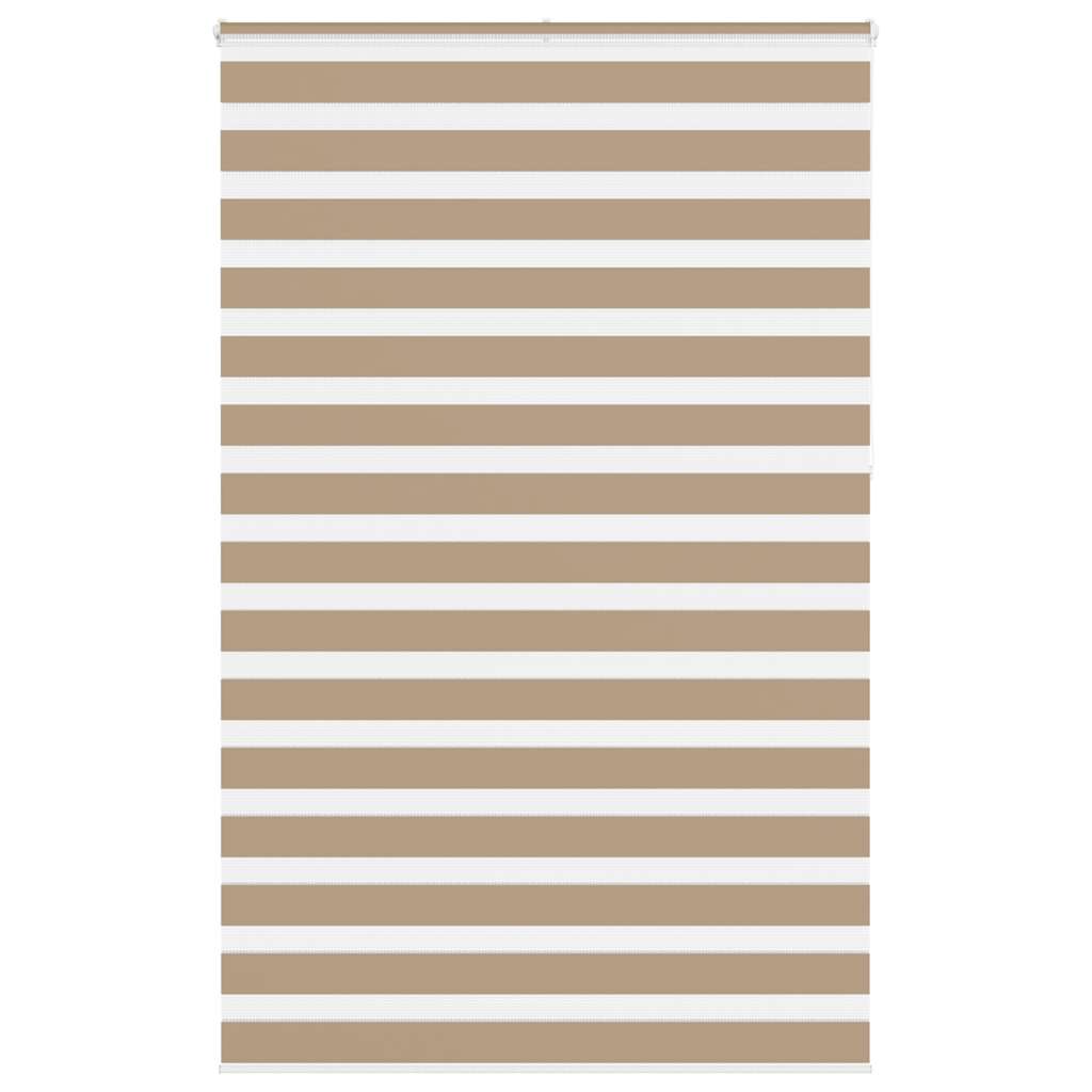 zebragardin sandbrun 140x230 cm stofbredde 135,9 cm polyester