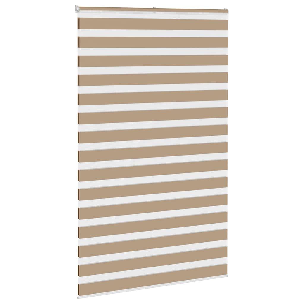 zebragardin sandbrun 140x230 cm stofbredde 135,9 cm polyester