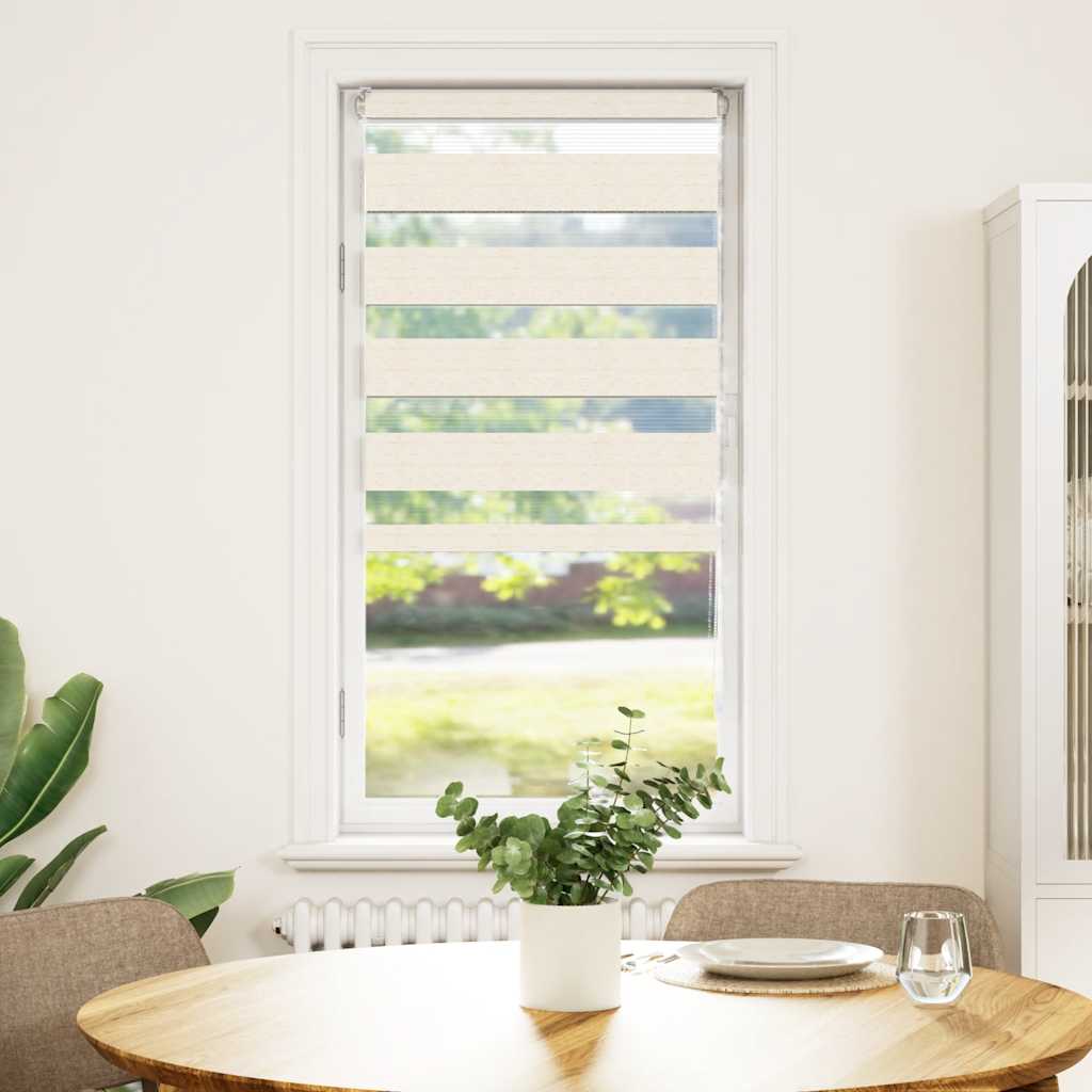 zebragardin marmorbeige 60x100 cm stofbredde 55,9 cm polyester