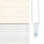 zebragardin marmorbeige 85x100 cm stofbredde 80,9 cm polyester
