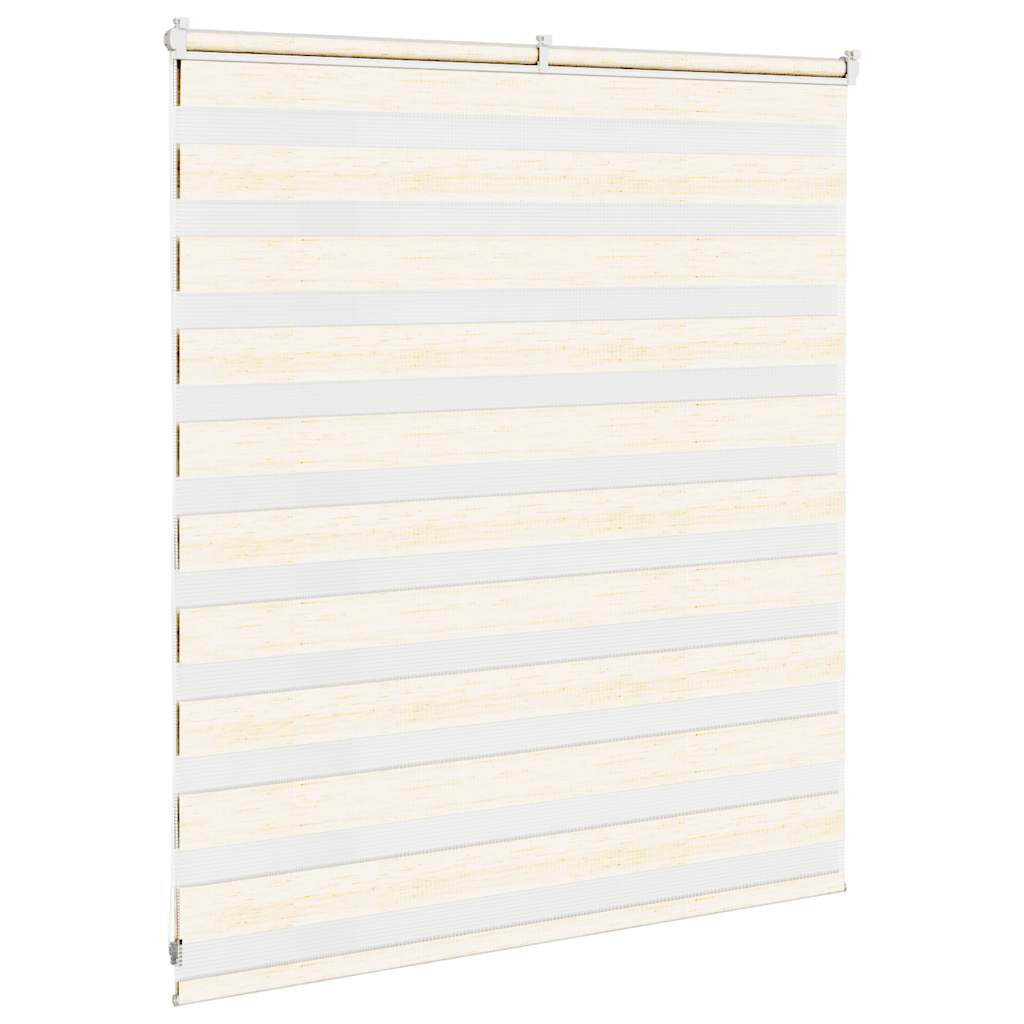 zebragardin marmorbeige 125x100 cm stofbredde 120,9cm polyester