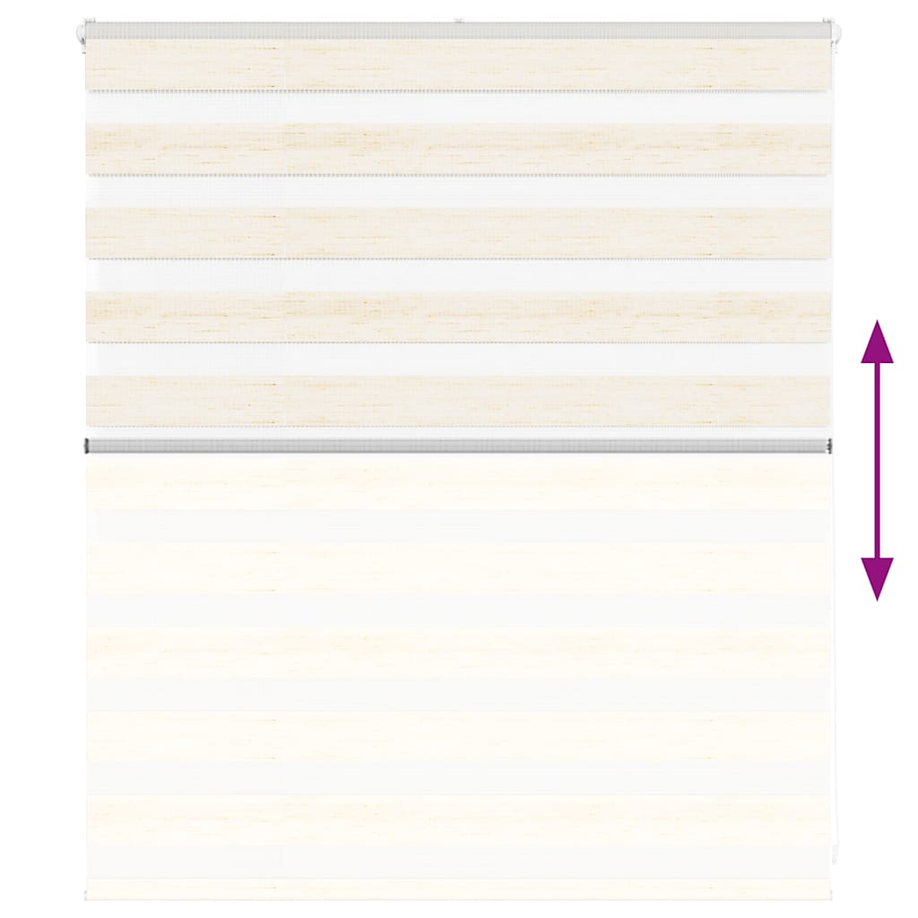 zebragardin marmorbeige 125x100 cm stofbredde 120,9cm polyester