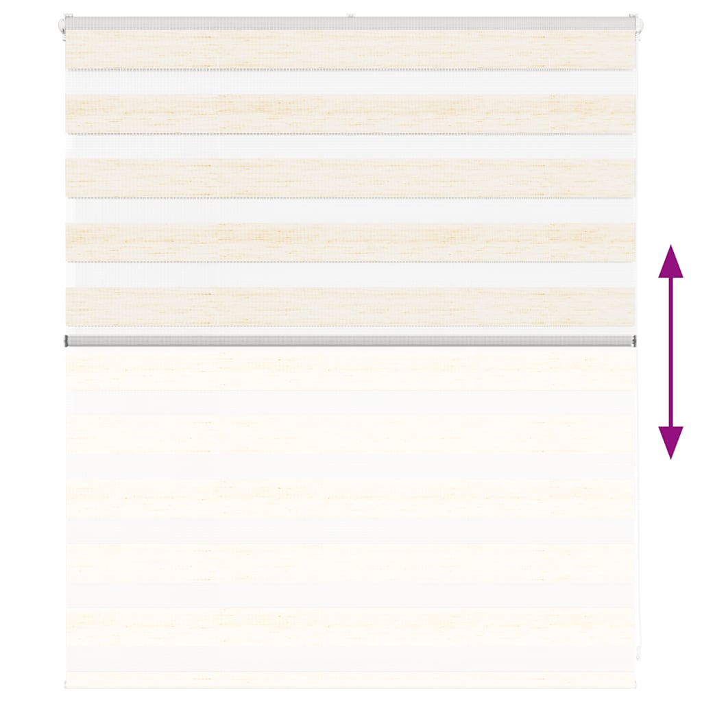 zebragardin marmorbeige 135x100 cm stofbredde 130,9cm polyester