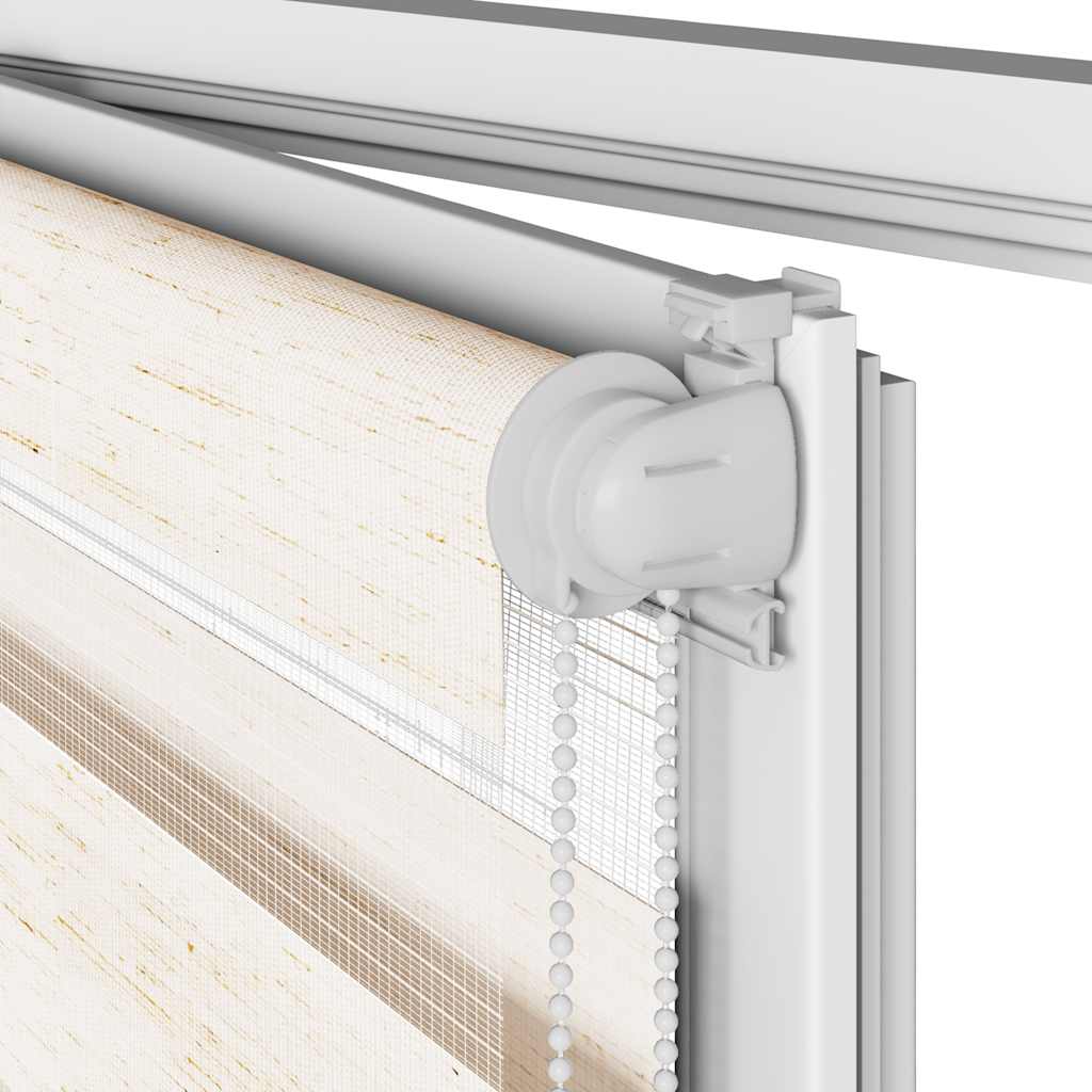 zebragardin marmorbeige 145x100 cm stofbredde 140,9cm polyester