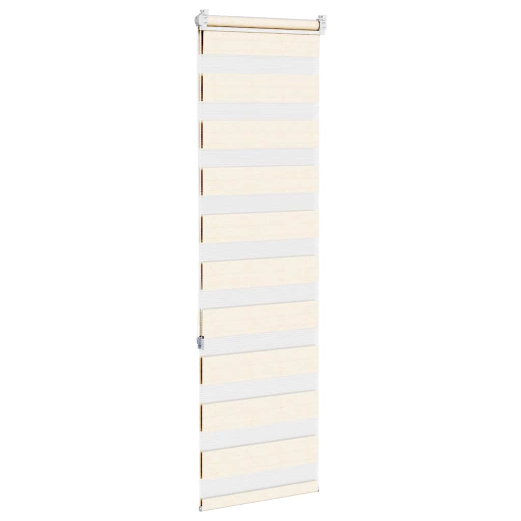 zebragardin marmorbeige 40x150 cm stofbredde 35,9 cm polyester
