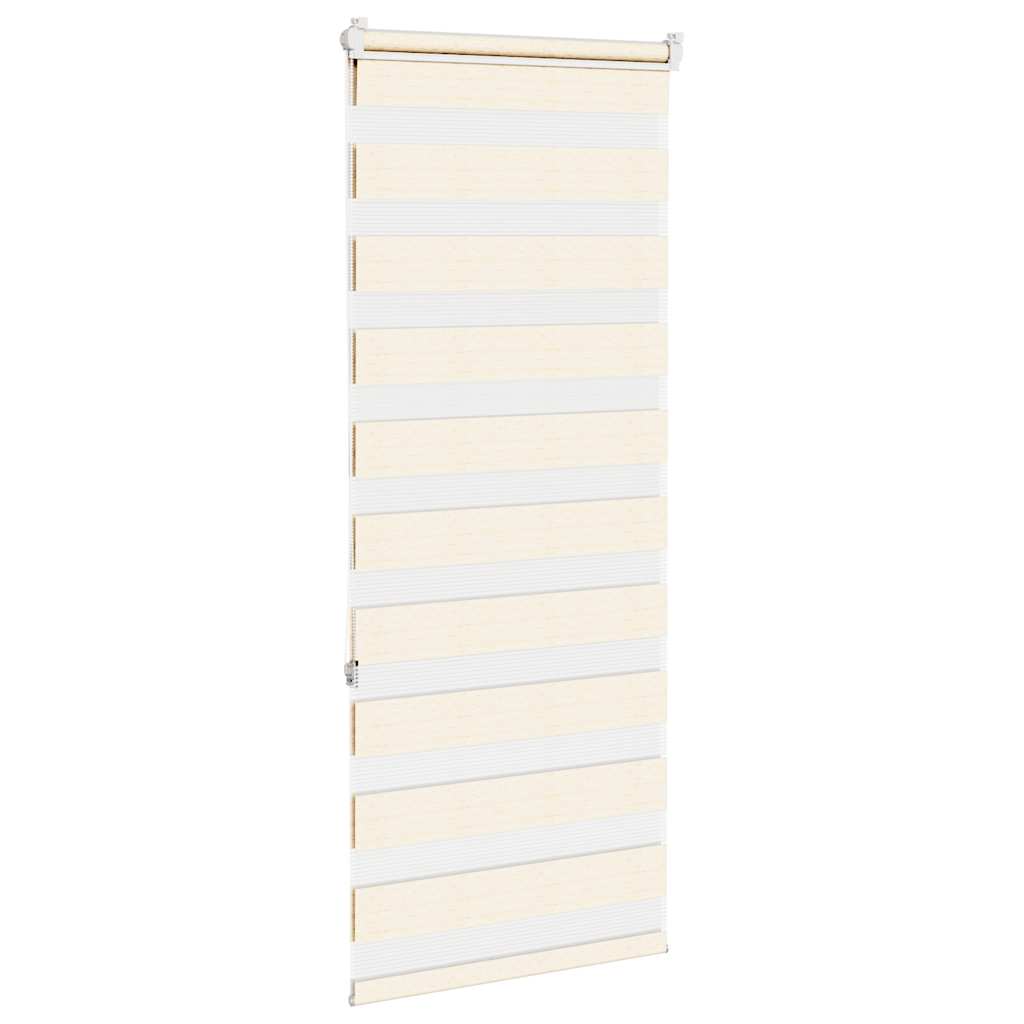 zebragardin marmorbeige 60x150 cm stofbredde 55,9 cm polyester