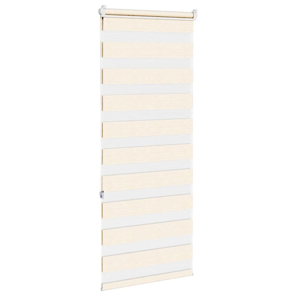 zebragardin marmorbeige 65x150 cm stofbredde 60,9 cm polyester