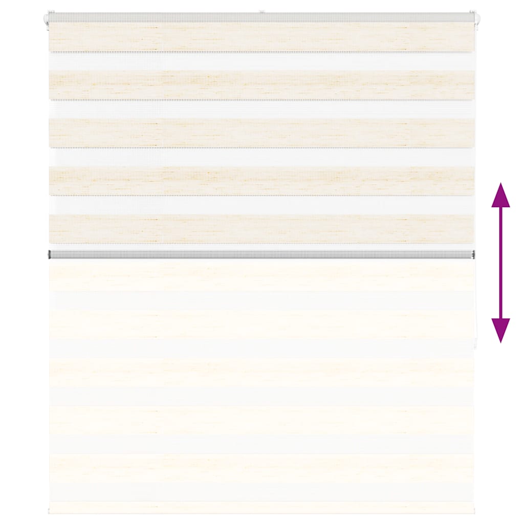 zebragardin marmorbeige 135x150 cm stofbredde 130,9cm polyester