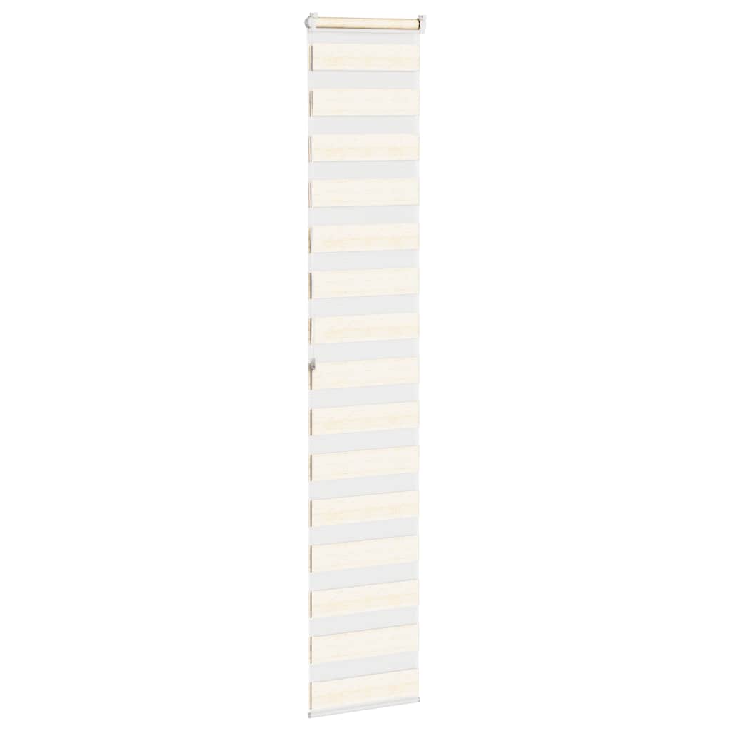 zebragardin marmorbeige 40x200 cm stofbredde 35,9 cm polyester