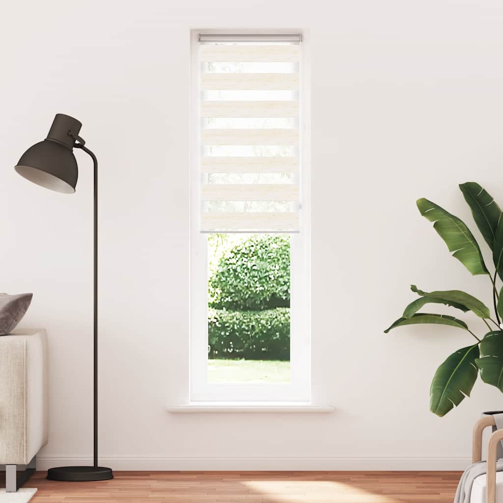 zebragardin marmorbeige 65x200 cm stofbredde 60,9 cm polyester